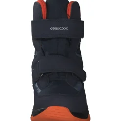 Geox J26FSB, Stiefeletten (Kinder), Kinder, NAVY/ORANGE