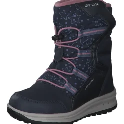 Geox J26FUA, Stiefeletten (Kinder), Kinder, NAVY/ROSE