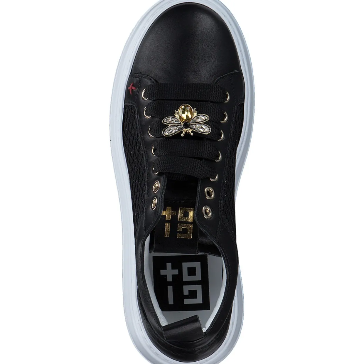 GIO+ Pia 342B, Schnürschuhe, Damen, SCHWARZ