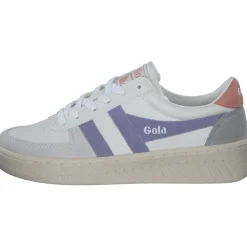 Gola Grandslam Trident CLA415, Schnürschuhe, Damen, white/lavender/terracotta