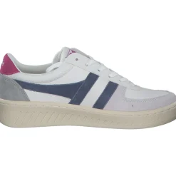 Gola Grandslam Trident CLA415, Schnürschuhe, Damen, white/moonlight/hot fuchsia-HW