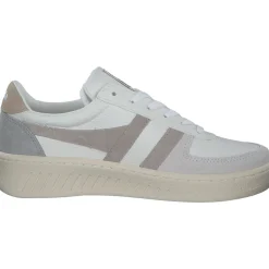 Gola Grandslam Trident CLA415, Schnürschuhe, Damen, white/feather grey/oat
