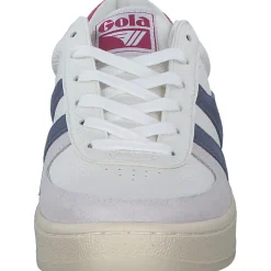 Gola Grandslam Trident CLA415, Schnürschuhe, Damen, white/moonlight/hot fuchsia-HW