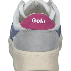 Gola Grandslam Trident CLA415, Schnürschuhe, Damen, white/moonlight/hot fuchsia-HW