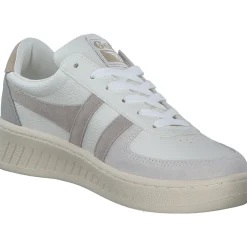 Gola Grandslam Trident CLA415, Schnürschuhe, Damen, white/feather grey/oat