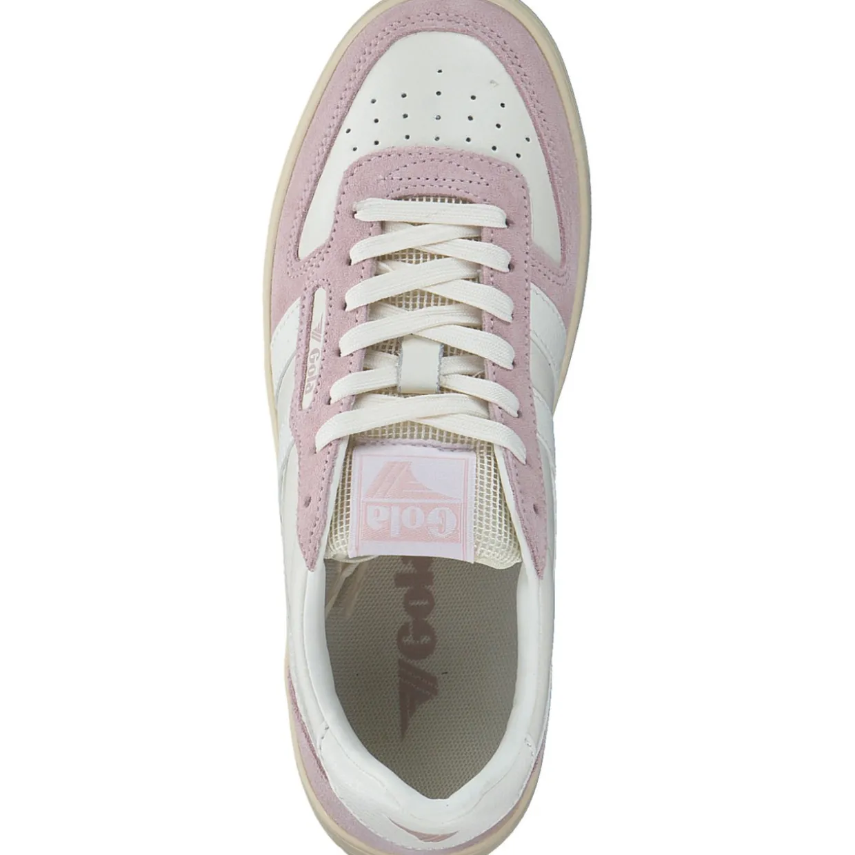 Gola Hawk 89 CLB760, Schnürschuhe, Damen, offwhite/rose/offwhite