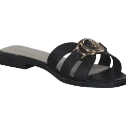 Guess FLJSYM, Pantoletten, Damen, Schwarz