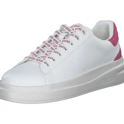 Guess FLTELB-LEA12, Schnürschuhe, Damen, white / pink