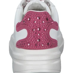 Guess FLTELB-LEA12, Schnürschuhe, Damen, white / pink