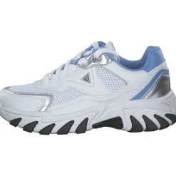 Guess FLTNOW-ELE12, Schnürschuhe, Damen, white / blue