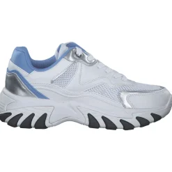 Guess FLTNOW-ELE12, Schnürschuhe, Damen, white / blue