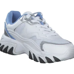 Guess FLTNOW-ELE12, Schnürschuhe, Damen, white / blue