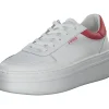 Guess Lifet FL6LIF, Schnürschuhe, Damen, white/red
