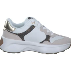 Guess Luckei FLPLUC, Schnürschuhe, Damen, white brown