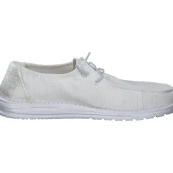 Hey Dude 40079, Schnürschuhe, Damen, weiss