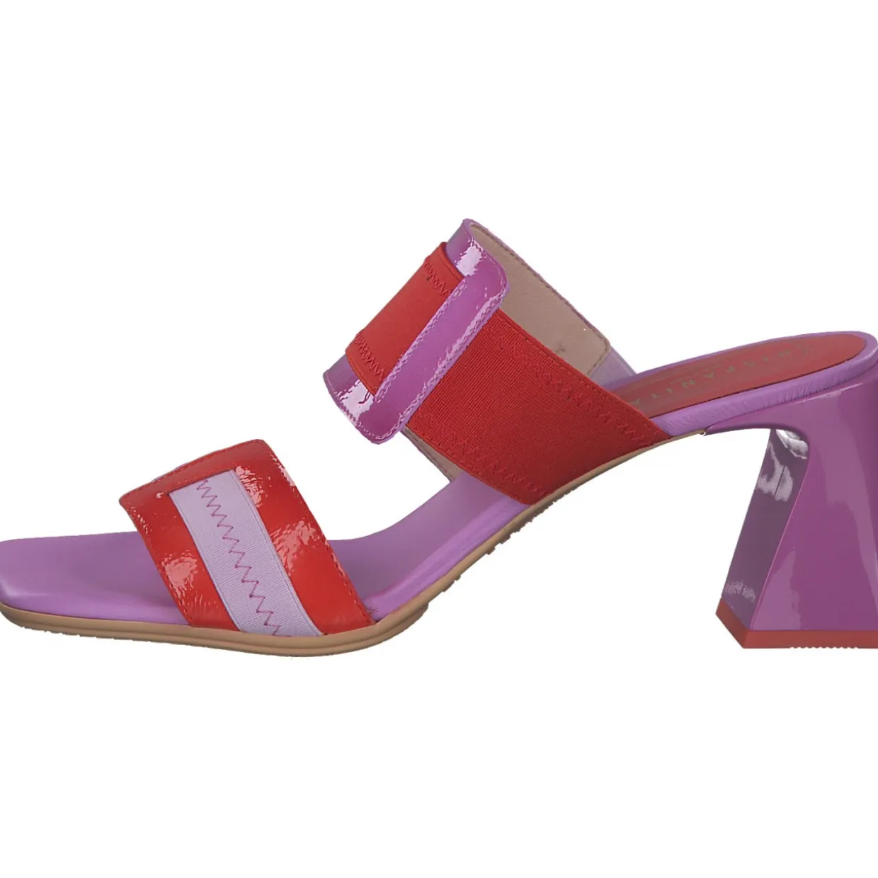 Hispanitas Schuhe Mallorca HV243327, Plateau-Pantoletten, Damen, Pink Lila