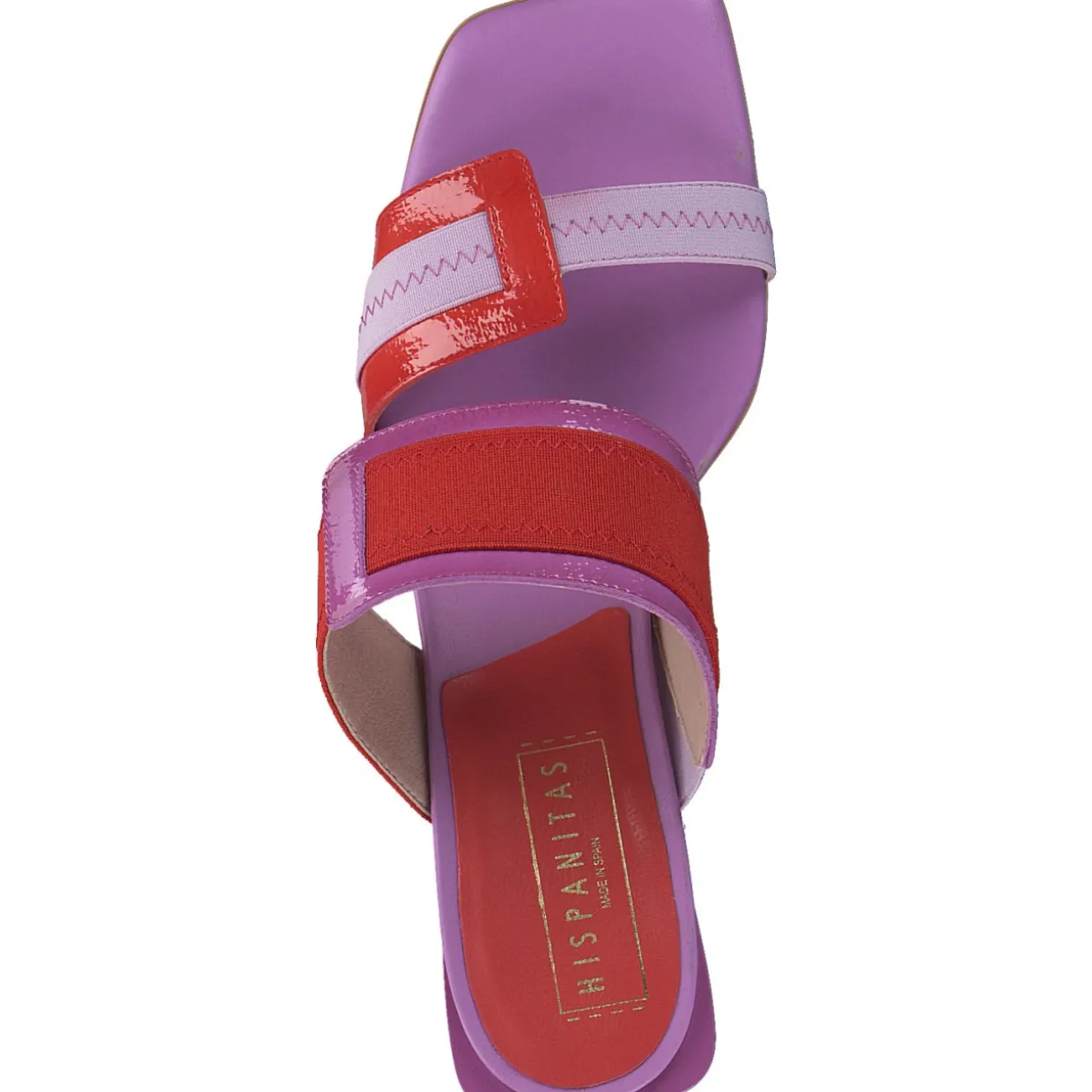 Hispanitas Schuhe Mallorca HV243327, Plateau-Pantoletten, Damen, Pink Lila