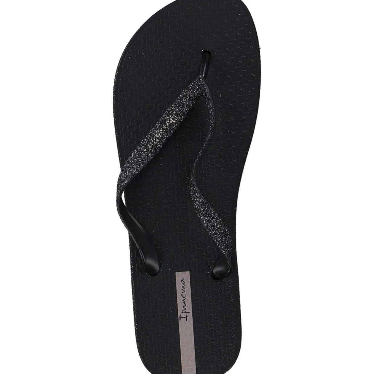 Ipanema Maxi Glow Fem 27000, Zehentrenner, Damen, black/glitter dk grey
