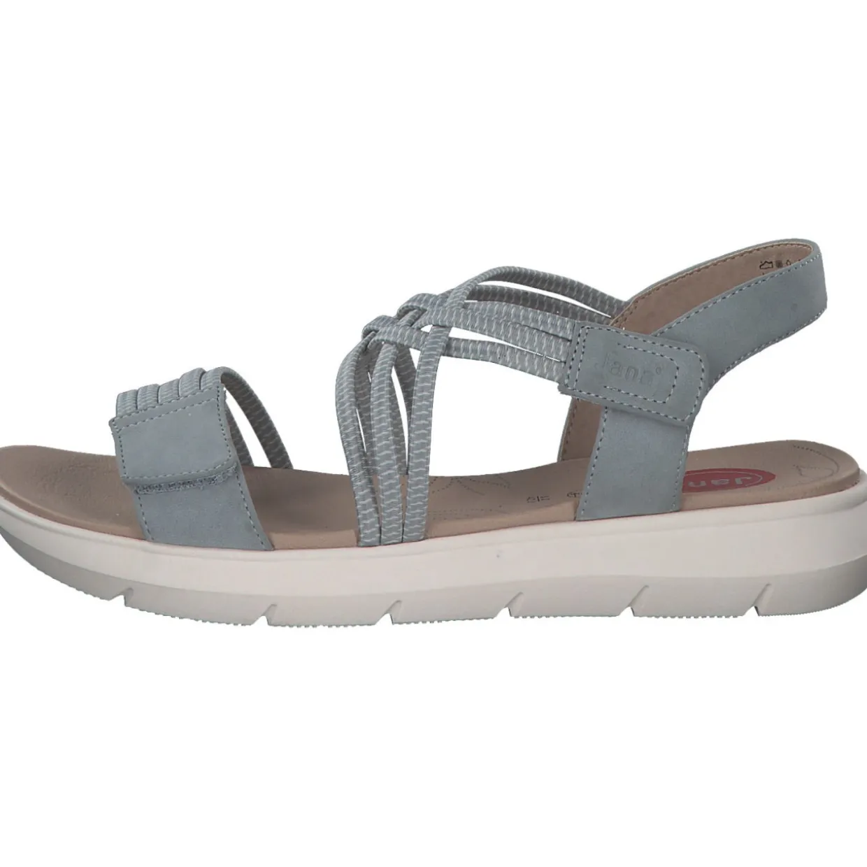 Jana Shoes 28766, Keilsandaletten, Damen, Blau (Denim)