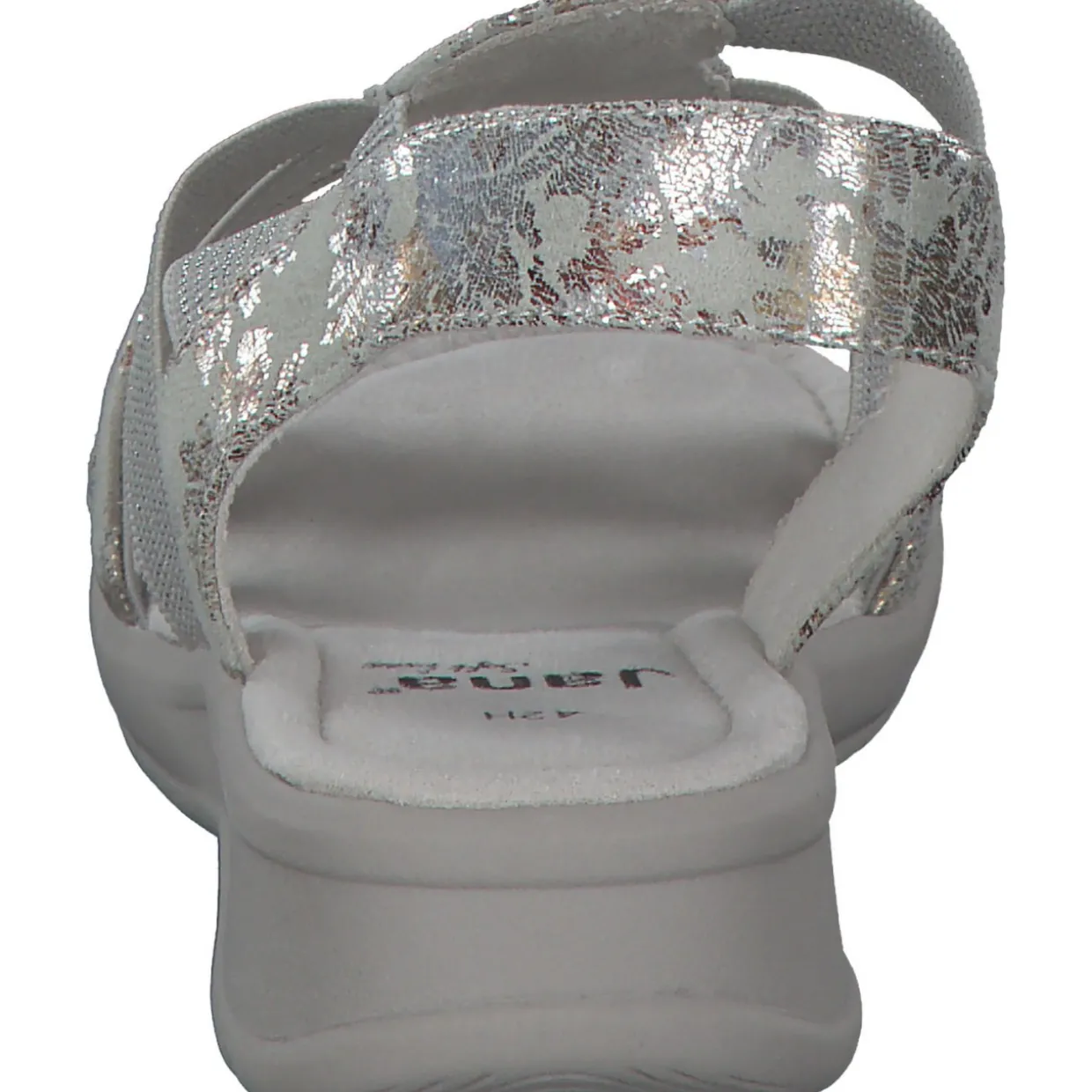 Jana Shoes 28165, Keilsandaletten, Damen, GREY/FLOWER