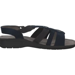 Jana Shoes 28165, Keilsandaletten, Damen, navy