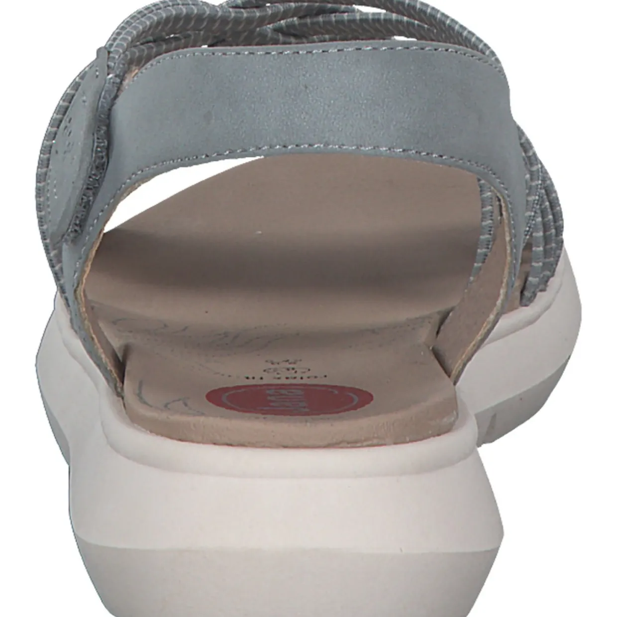 Jana Shoes 28766, Keilsandaletten, Damen, Blau (Denim)