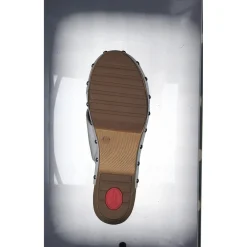 Jana Shoes 87301, Plateau-Pantoletten, Damen, white