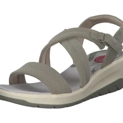 Jana Shoes 28760, Plateau-Sandaletten, Damen, sage