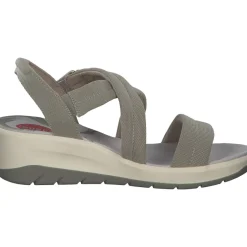 Jana Shoes 28760, Plateau-Sandaletten, Damen, sage