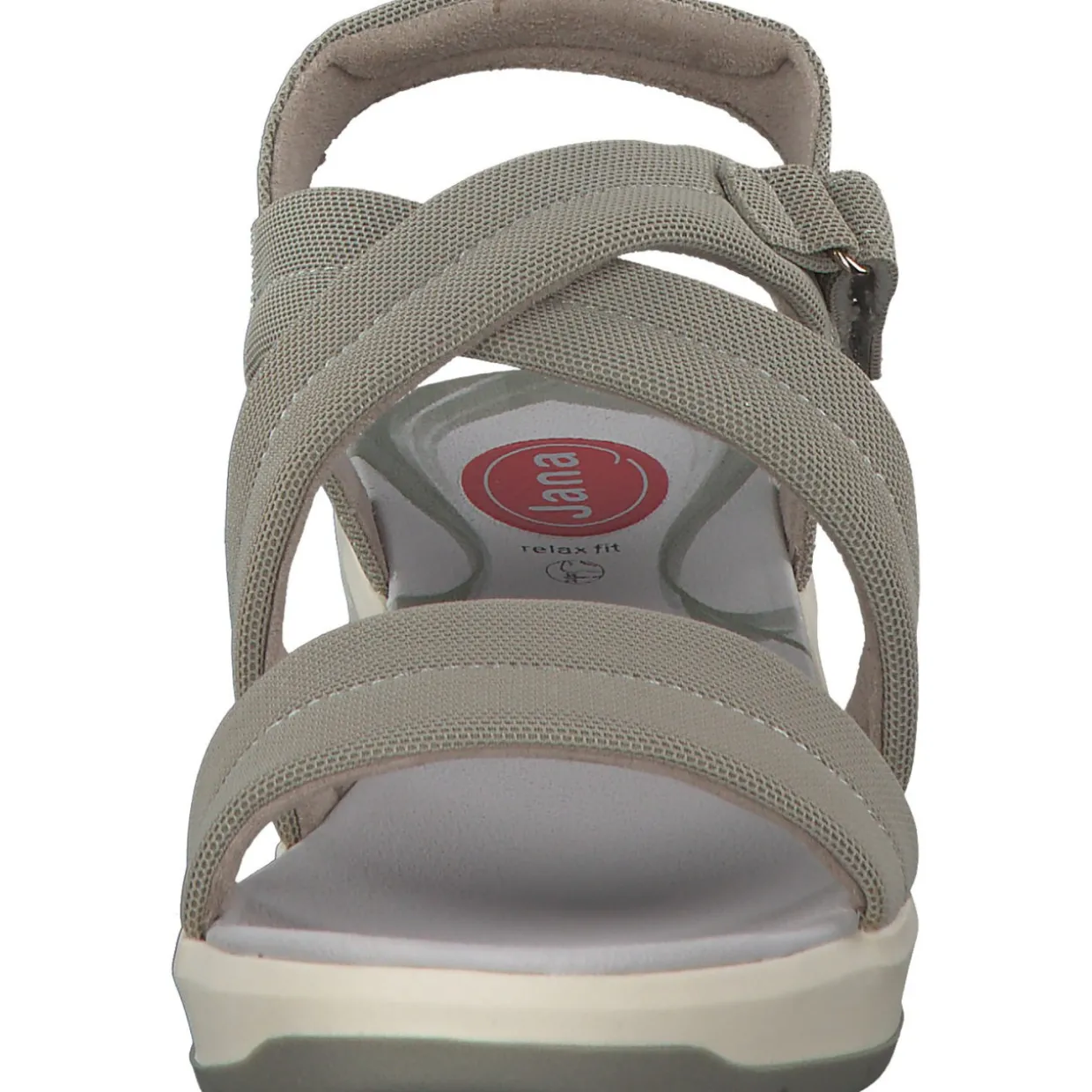 Jana Shoes 28760, Plateau-Sandaletten, Damen, sage