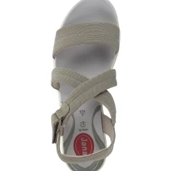 Jana Shoes 28760, Plateau-Sandaletten, Damen, sage