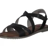 Jana Shoes 28115, Sandalen, Damen, Schwarz