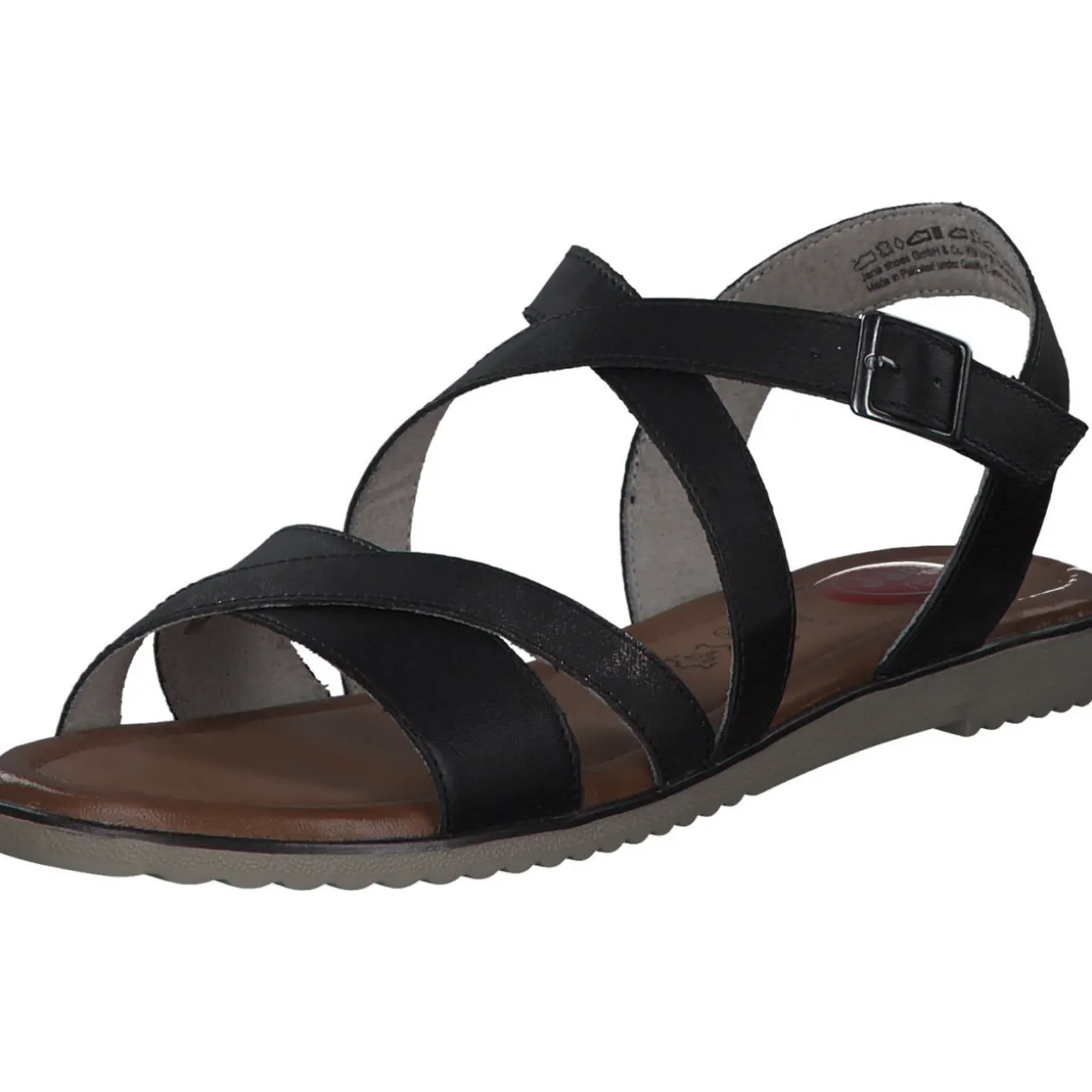 Jana Shoes 28115, Sandalen, Damen, Schwarz