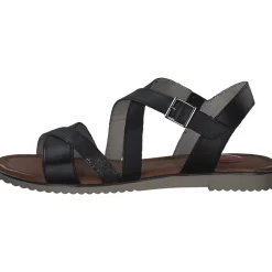 Jana Shoes 28115, Sandalen, Damen, Schwarz