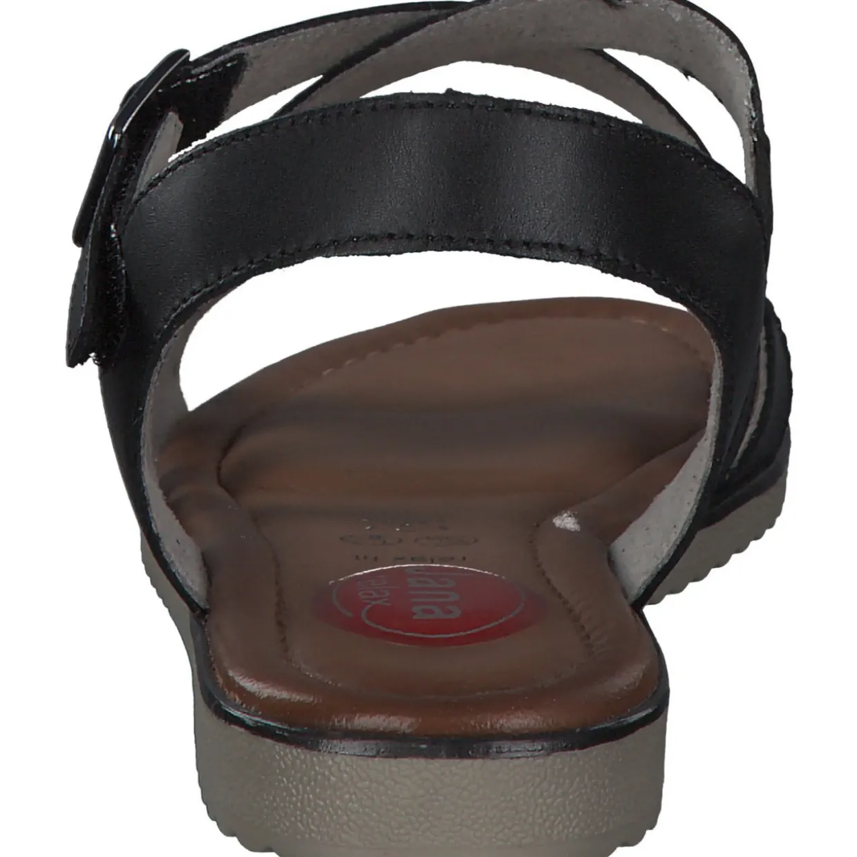 Jana Shoes 28115, Sandalen, Damen, Schwarz