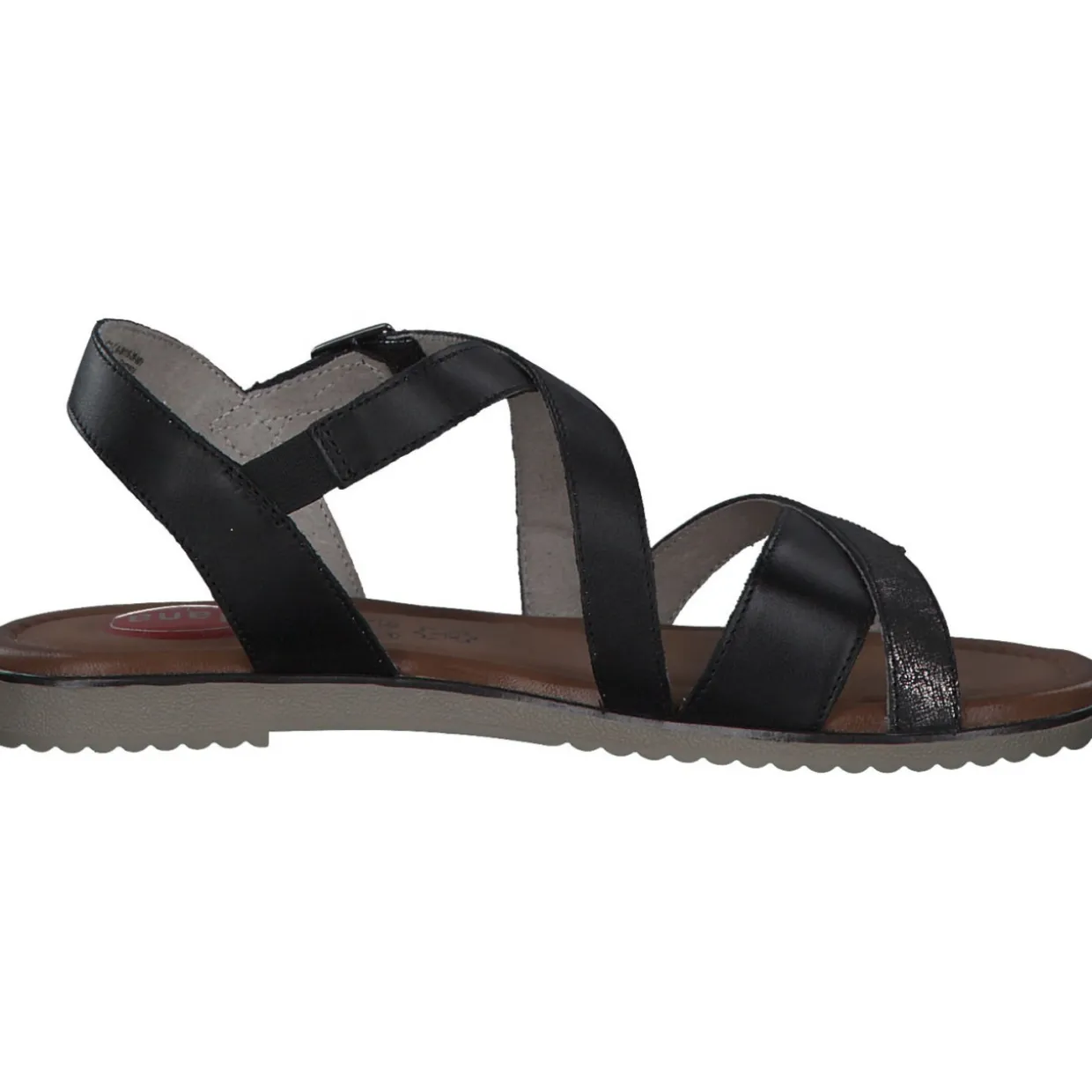 Jana Shoes 28115, Sandalen, Damen, Schwarz