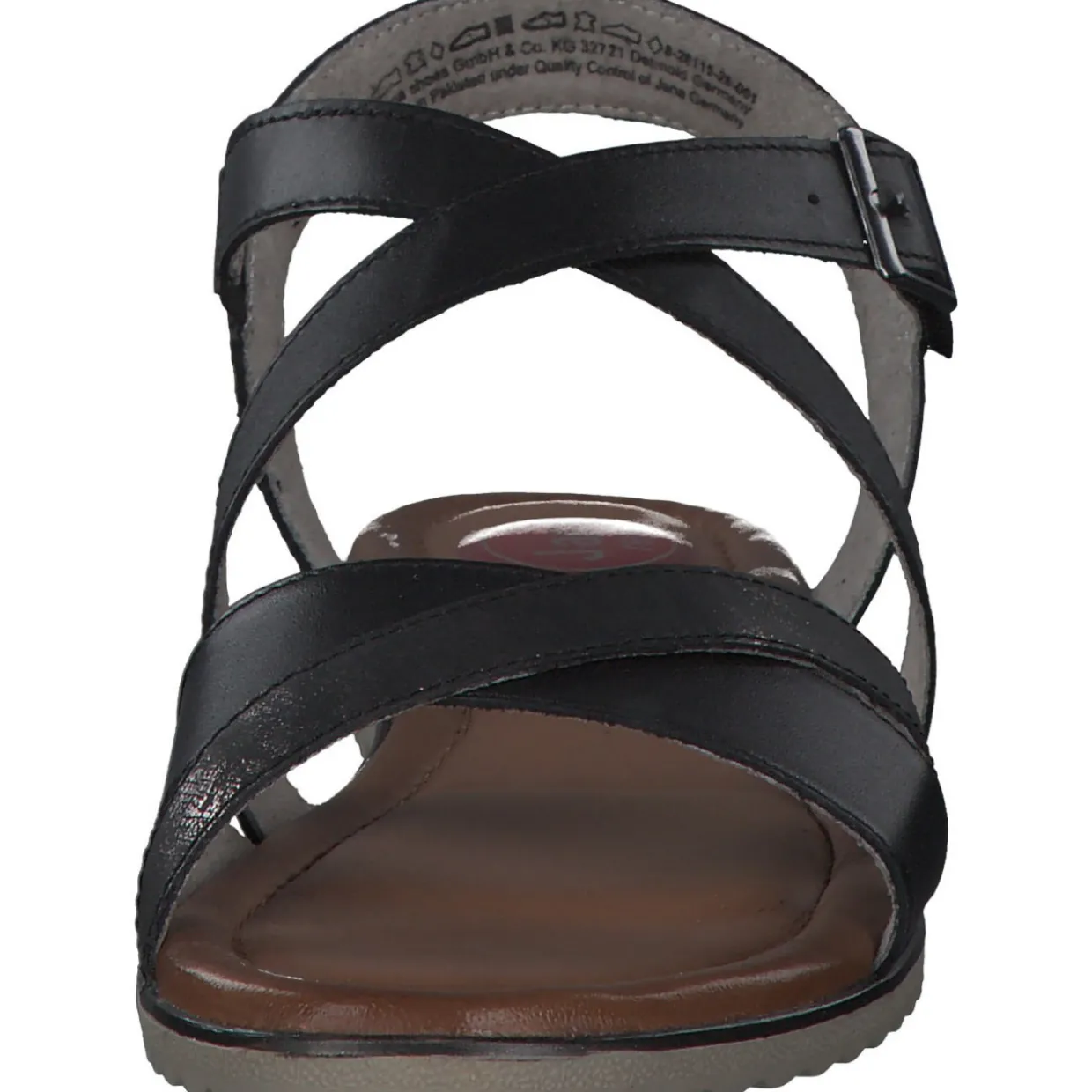 Jana Shoes 28115, Sandalen, Damen, Schwarz