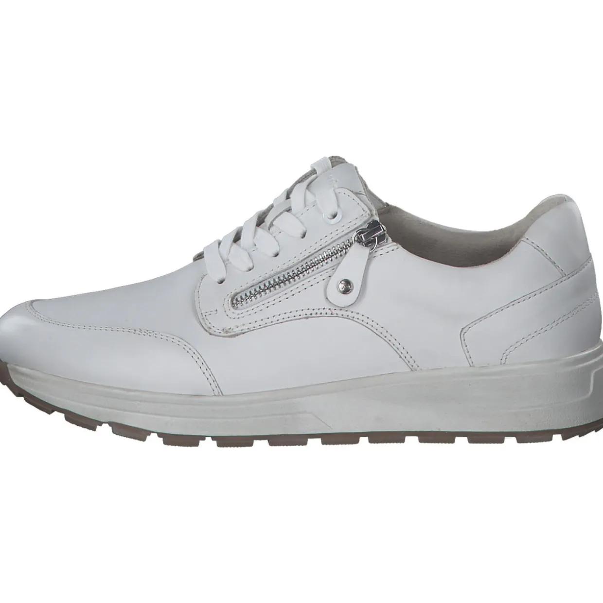 Jana Shoes 83711, Schnürschuhe, Damen, white