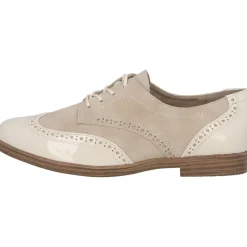 Jana Shoes 23260, Schnürschuhe, Damen, Beige