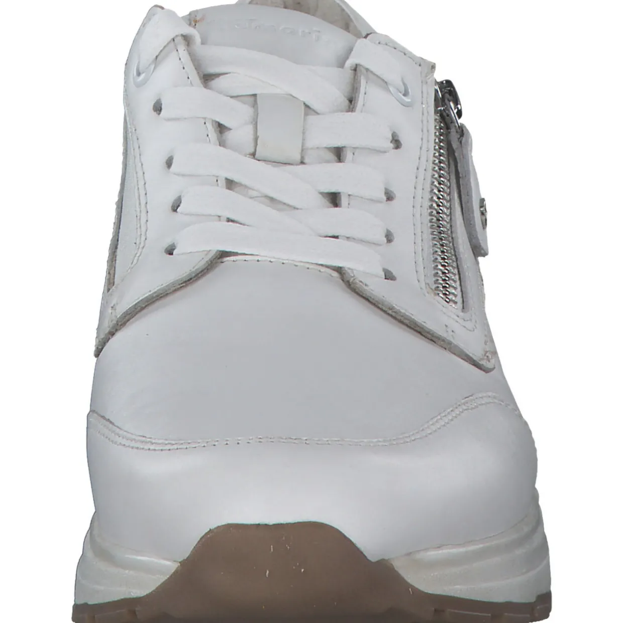Jana Shoes 83711, Schnürschuhe, Damen, white