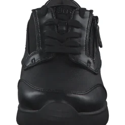 Jana Shoes 23765, Schnürschuhe, Damen, BLACK UNI