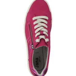 Jana Shoes 23764, Schnürschuhe, Damen, Pink