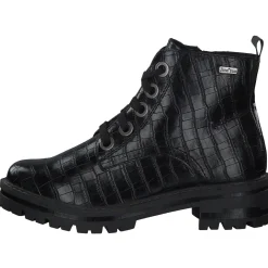 Jana Shoes 26209, Schnürstiefel, Damen, Schwarz