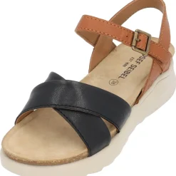 Josef Seibel Celine 03 73403, Keilsandaletten, Damen, SCHWARZ-KOMBI