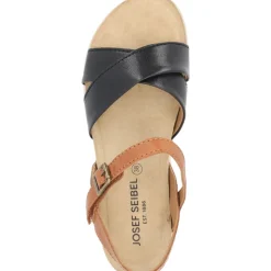 Josef Seibel Celine 03 73403, Keilsandaletten, Damen, SCHWARZ-KOMBI