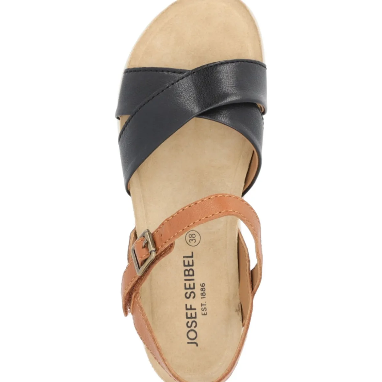 Josef Seibel Celine 03 73403, Keilsandaletten, Damen, SCHWARZ-KOMBI