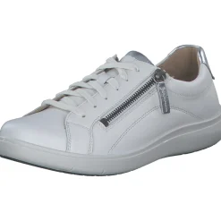 Josef Seibel Megan 01 96301, Schnürschuhe, Damen, WEISS-SILBER