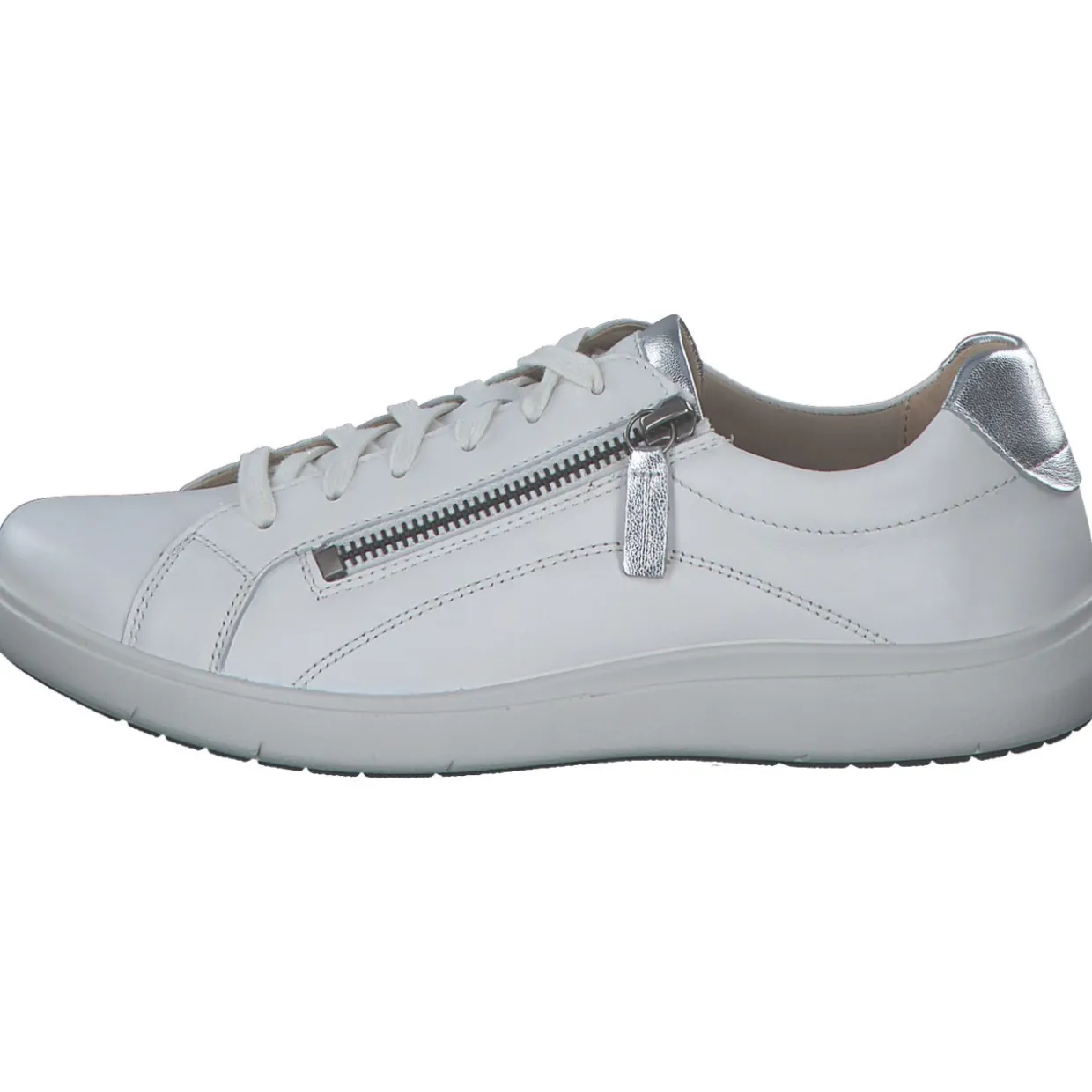 Josef Seibel Megan 01 96301, Schnürschuhe, Damen, WEISS-SILBER