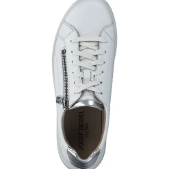 Josef Seibel Megan 01 96301, Schnürschuhe, Damen, WEISS-SILBER
