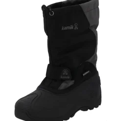 Kamik Snowfox 3WP NF8403/NF4403 M, Winterstiefel, Kinder, Black (Schwarz)